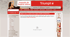 Desktop Screenshot of magazin-lenjerie-intima.ro
